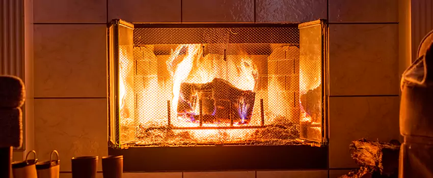 Mendota Hearth Landscape Fireplace Installation in Taylorsville, Utah