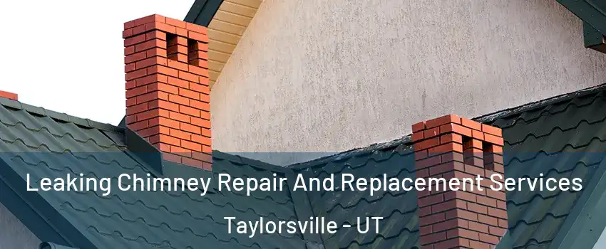  Leaking Chimney Repair And Replacement Services Taylorsville - UT